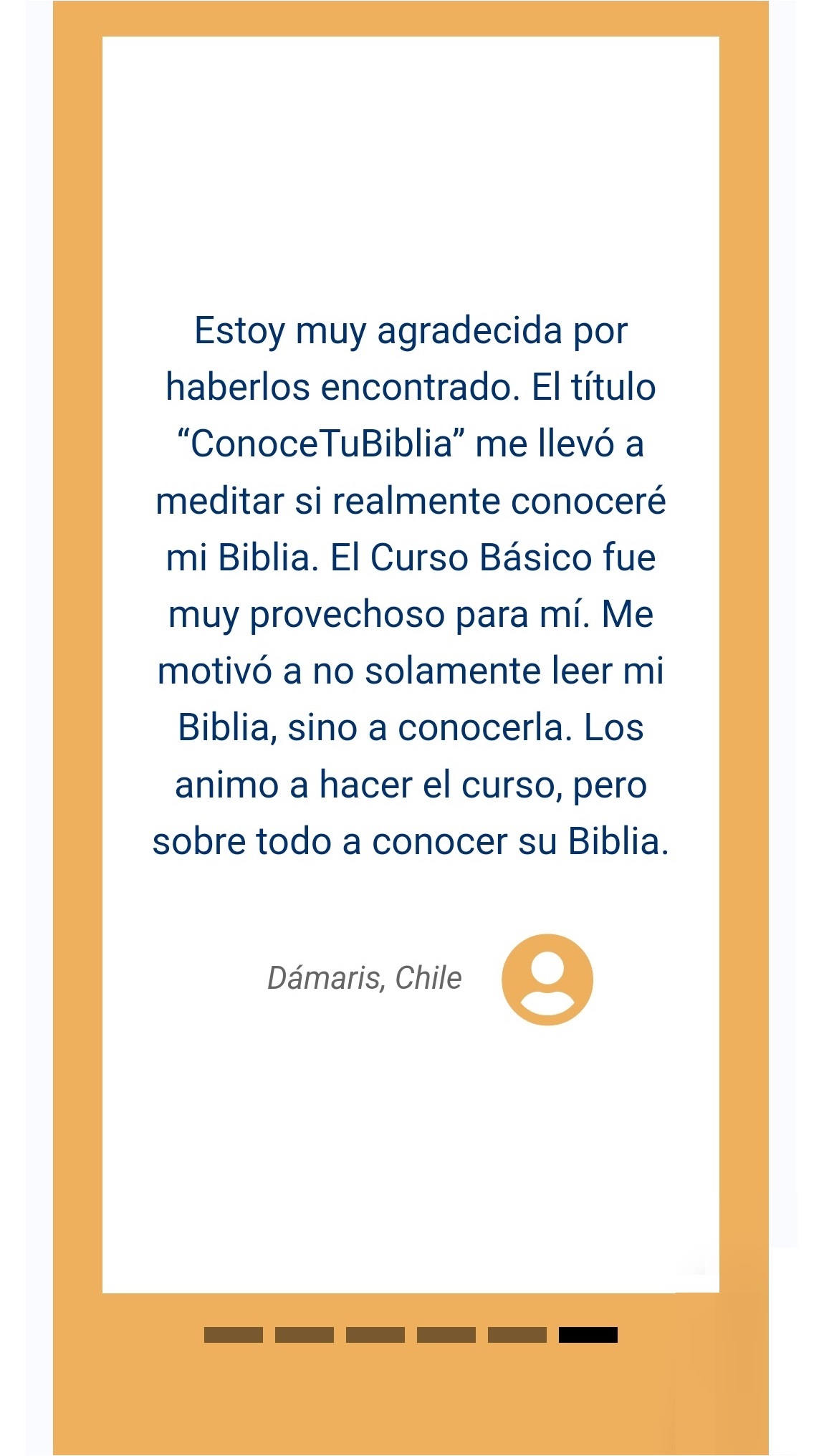 Testimonio desde Chile